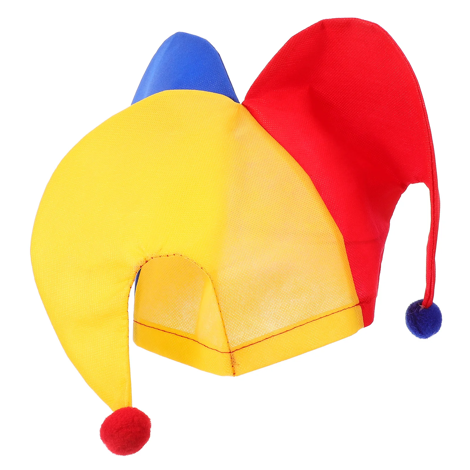 

OKUMEYR Rainbow Clown Hat Cosplay Carnival Party Topper for Women Halloween Witch Silly Headset Outfit Accessory