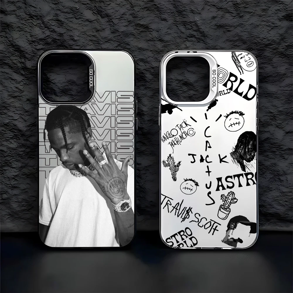 الفاخرة ترافيس سكوت الصبار جاك قضية الهاتف آيفون 16 15 14 13 12 11 برو ماكس كاندي ماتي للصدمات الغطاء الخلفي للقضية Funda #1