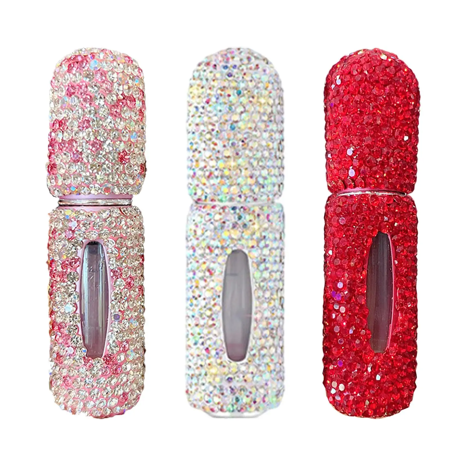 Bling Perfume Spray Bottle Decorative Portable Refillable for Gift Girls