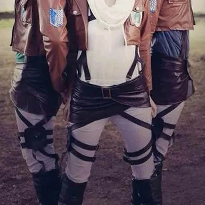 

2025 ♥ New CAPTAIN FULL SET LEVI ACKERMAN MIKASA COSTUME HANGER EREN YEAGER AOT SURVEY CORPS COSPLAY ☆★