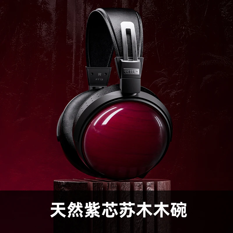 FiiO FT13 Audiophile Closed-Back Headphones 60mm Large Dynamic Driver with W-Shaped Wool & Nano Wood Fiber Diaphragm Gifts Man