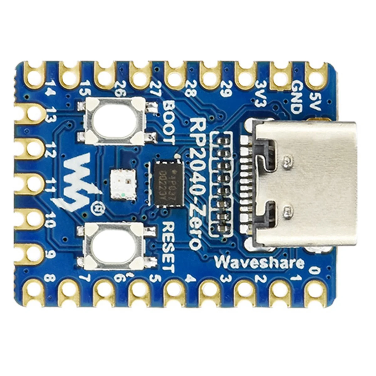 Waveshare RP2040-Zero Microcontroller Development Board Dual Core Processor for Raspberry Pi Zero, No Welded