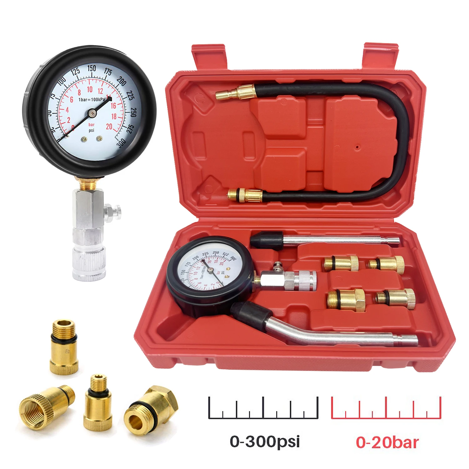 Kompressionsprüfer für Benzinmotoren: Der ultimative Leitfaden zur genauen Diagnose von Motorproblemen mit dem M10–M18-Adapter-Kits