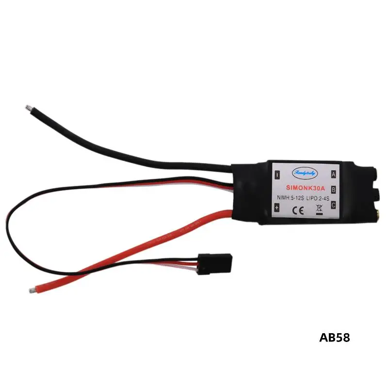 

5X HP Simonk 30A ESC Brushless Speed Controller BEC 2A For Quadcopter F450 X525