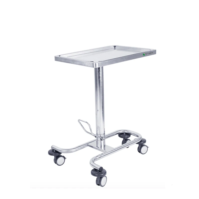 

Snsek-STT707-2 Hydraulic Surgery Mayo Table for Surgical Room 304 Stainless Steel Mayo Stand Medical Instrument Operating Table