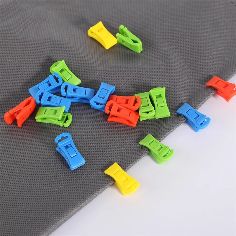

AA89-40PCS Sock Clips For Washing Machine And Dryer Sock Clips With Hooks Sock Holder Washing Machine