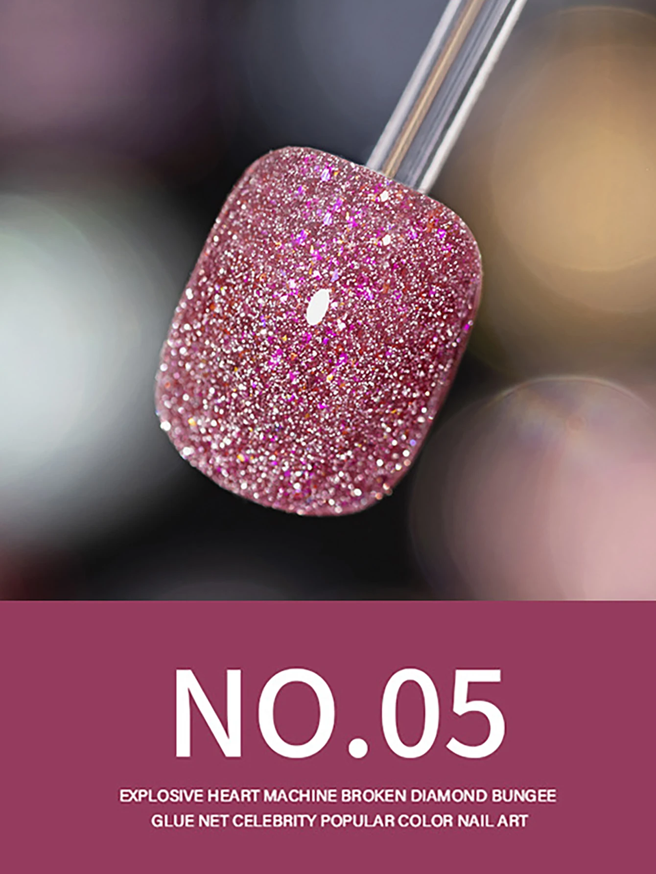 1-6 قطعة WS فلاش الأزرق الأظافر الأحمر الأظافر كسر الماس هلام مسمار البولندية الخريف/الشتاء مبيعا الملونة هلام مسمار ملصقات الأظافر المورد