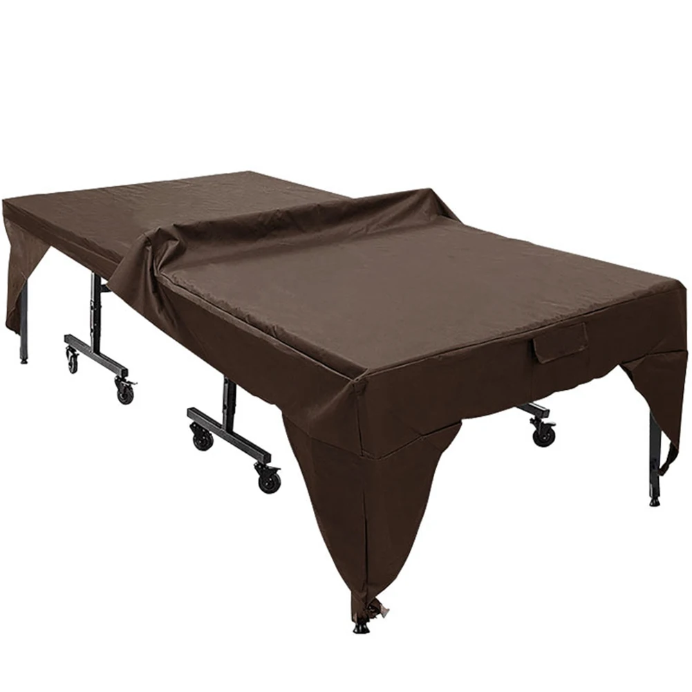 

190T 210D ткань Оксфорд чехол для стола для настольного тенниса водонепроницаемый пылезащитный для внутренних уличных столов 280 153 73 см