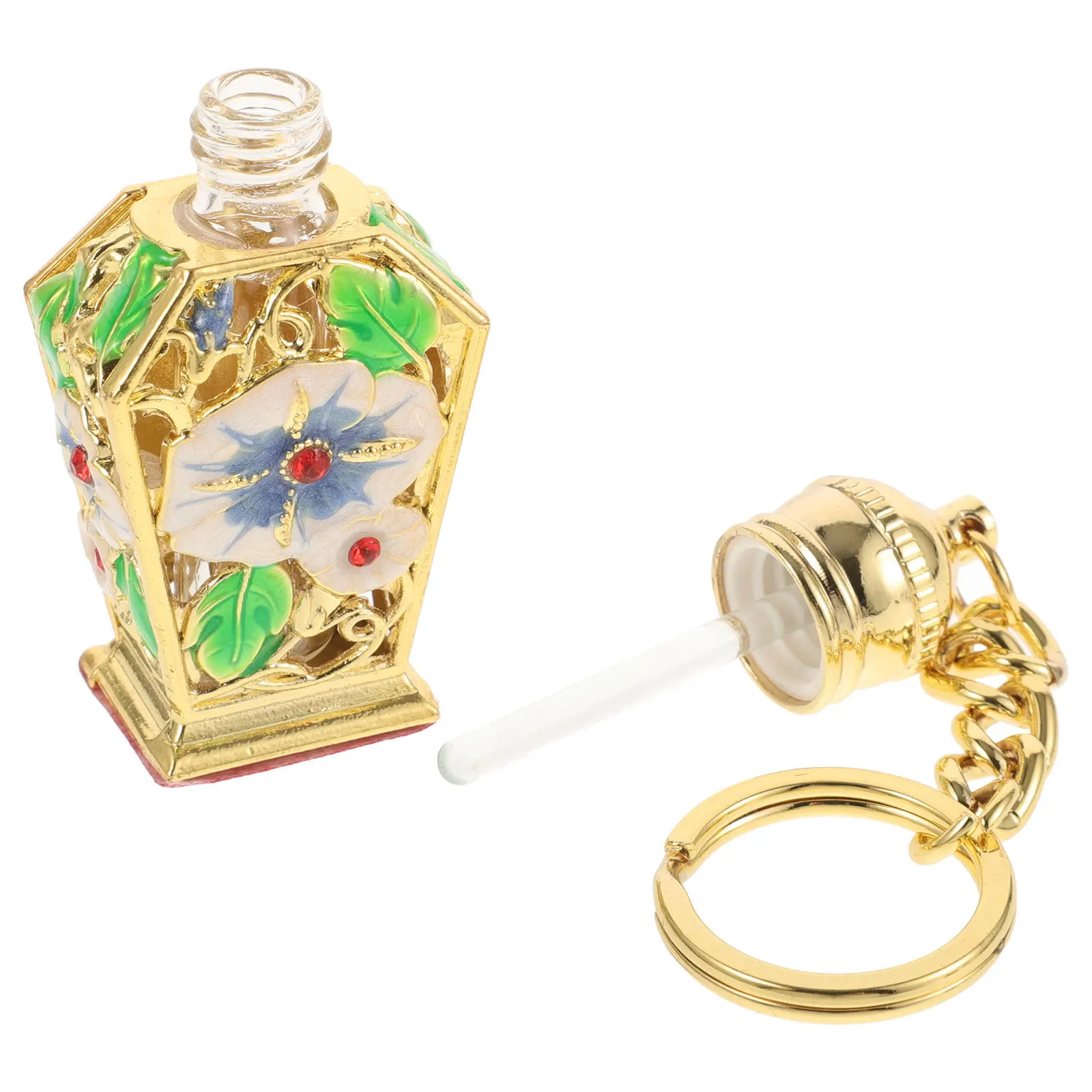 

Crown Design Refillable Perfume Bottle Glass Essential Oil Portable Travel Scent Eye Catching Gift Small Perfume Bottle