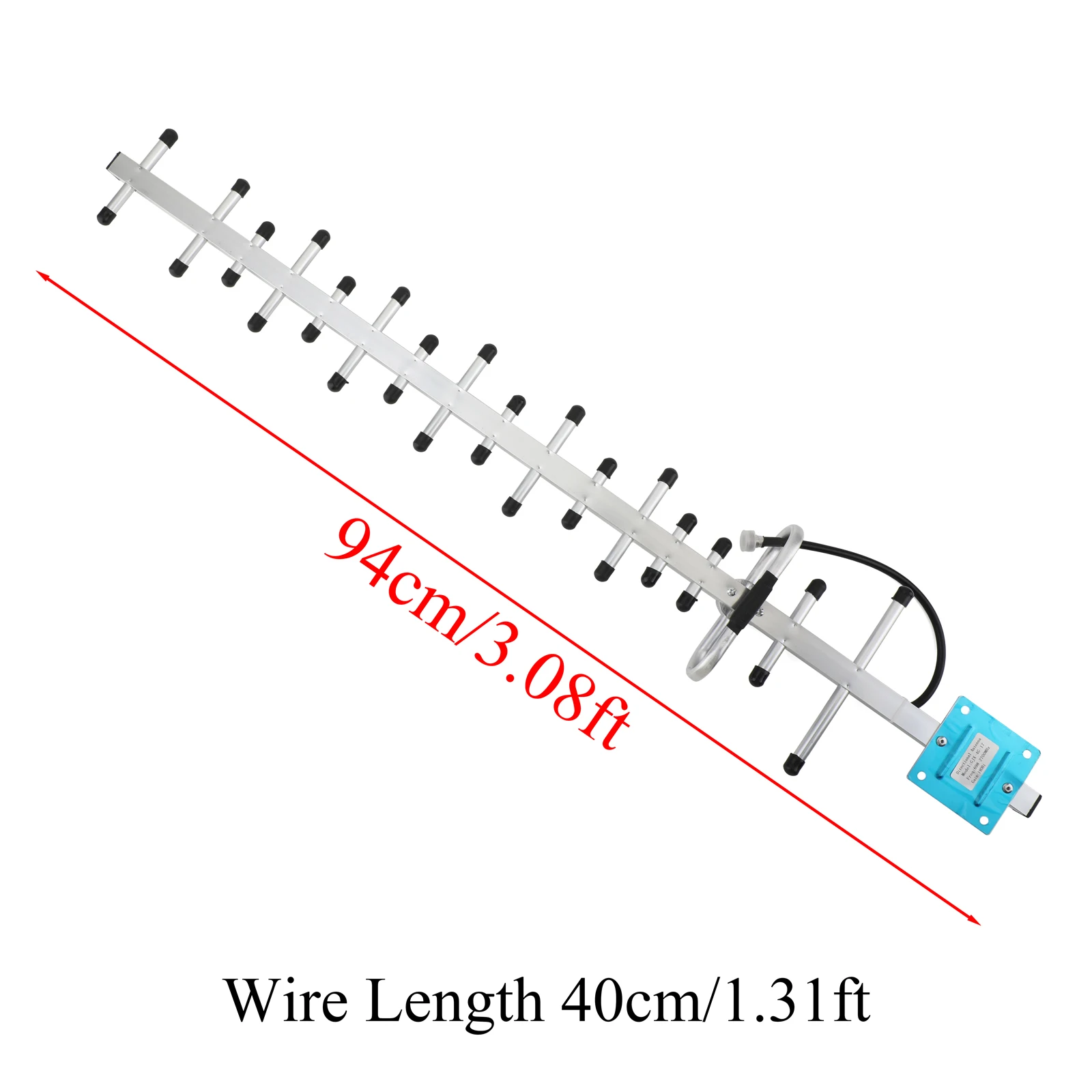 19dBi 4G Yagi Antenna 698-2700MHz N Female External Outdoor Antenna For GSM UMTS LTE Mobile Signal Booster Repeater