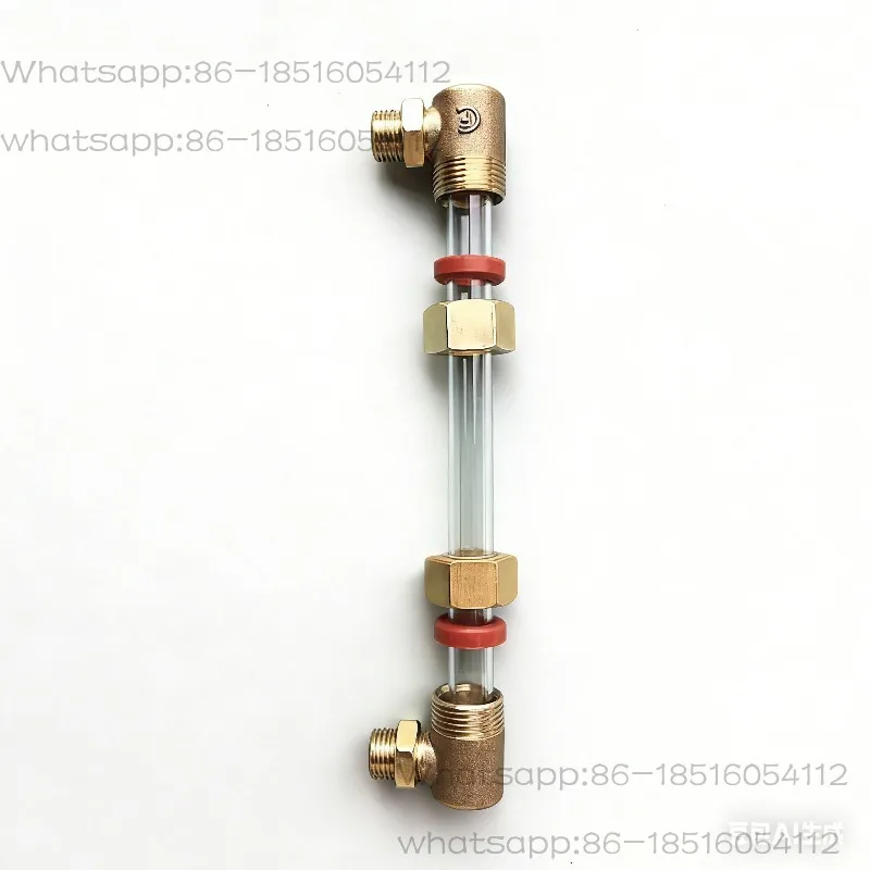 Glass Tube Water Level Tube Red Ring Steam Boiler Generator Observation Water Level Tube Window Location Pipe Elbow Fittings