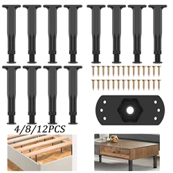 4/8/12PCS Adjustable Furniture Support legs 38CM Height Adjustment Furniture Legs Table legs Sofa Bed Frame Support Leg Bearing
