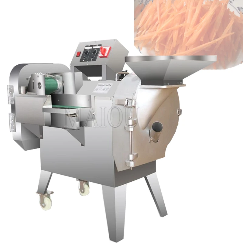 

New Commercial Multi-function Double head Vegetable Cutter Automatic slicer