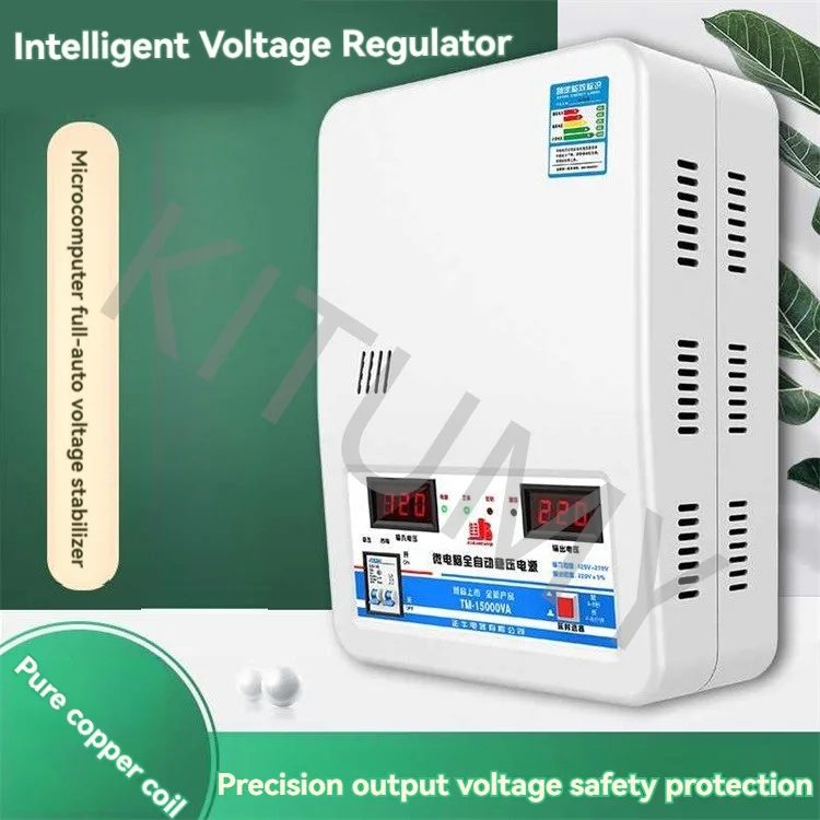 Automatic 20KW Voltage Stabilizer 120-270V To 220V High Quality Pure Copper Low-Voltage AC Regulator Power Supply