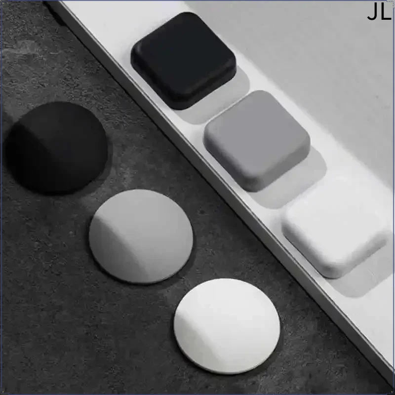 1/2PCS Silicone Bumper Door Stopper Rubber Buffer Self Adhesive Wall Protect Mute Pad For Cabinet Home Decoration Handle