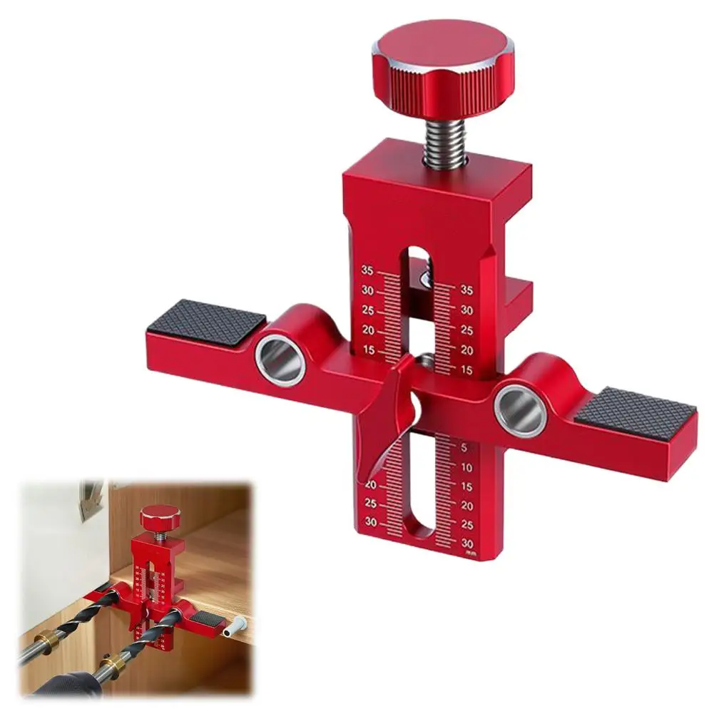 

3 In 1 Cabinet Door Installation Positioner With Support Rebounding Mounting Jig Device Door Panel & Installation Arm Clamp R7Y2