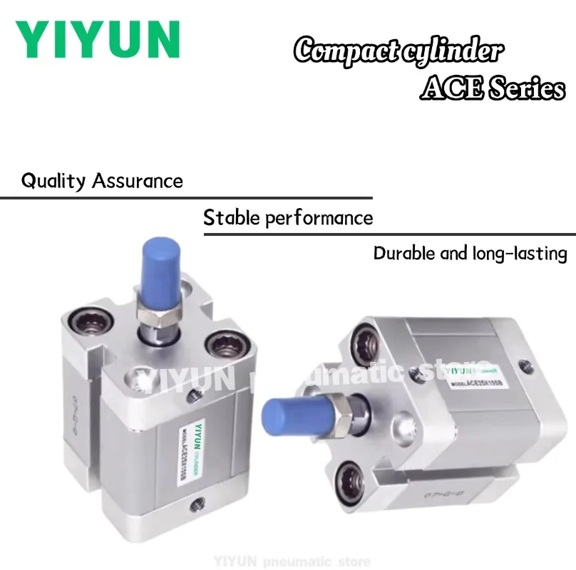 

ACE80 ACE100 ACE125X5S,ACE125X10S,X15X20X25X30X35X40X45X50X55X60X70X75X80X90X100S YIYUN Тонкий цилиндр серии ACE
