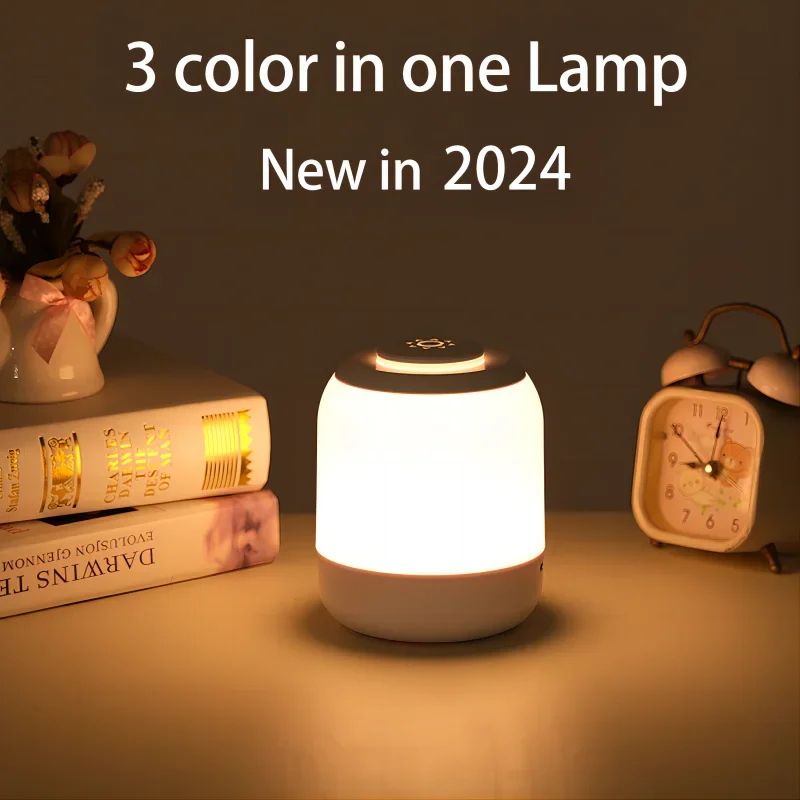 LED Touch Lamp Night Light Table Lamp Bedside Lamp Bedroom Lamp with Touch Sensor Portable Desk Lamp Light for Kids Gifts led