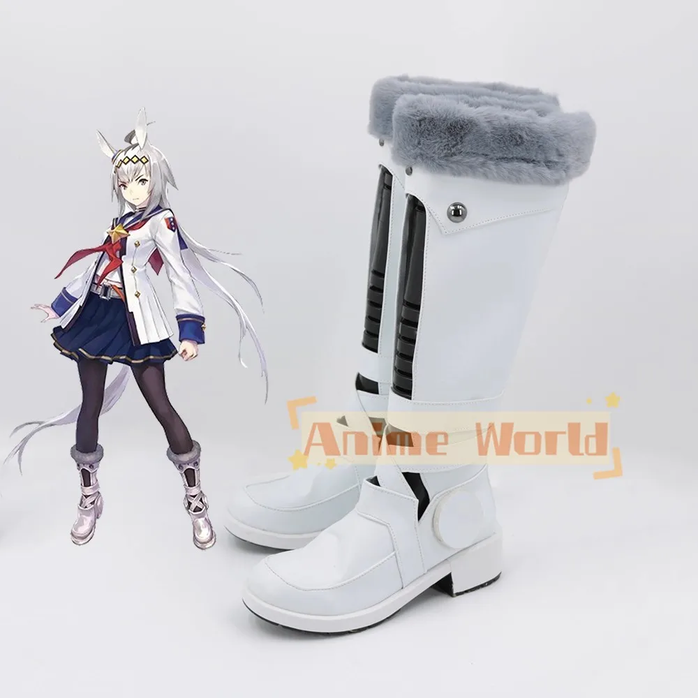Anime Pretty Derby Oguri Cap Scarpe Cosplay Stivali realizzati su misura