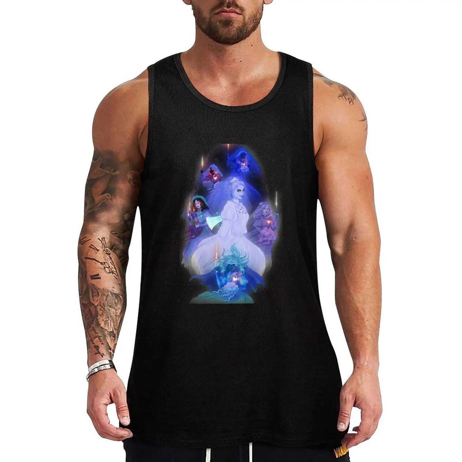 

Ghost Brides Tank Top t-shirts man Muscle fit sleeveless jackets