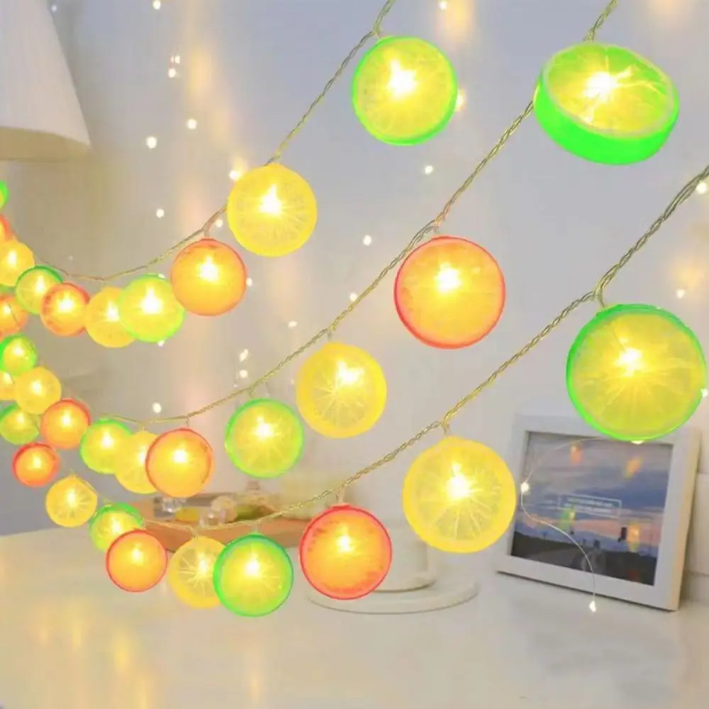 Romantico LED Limone String Light Appeso Ghirlanda impermeabile Luce Creativa Lucine artificiali Tende Natale