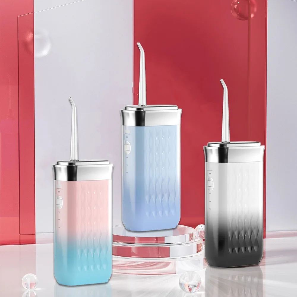 مقاوم للماء الكهربائية الأسنان الري قابل للتعديل والعتاد قابلة للشحن قشارة الأسنان قابلة للتطوير جهاز تنظيف الأسنان بعد العشاء