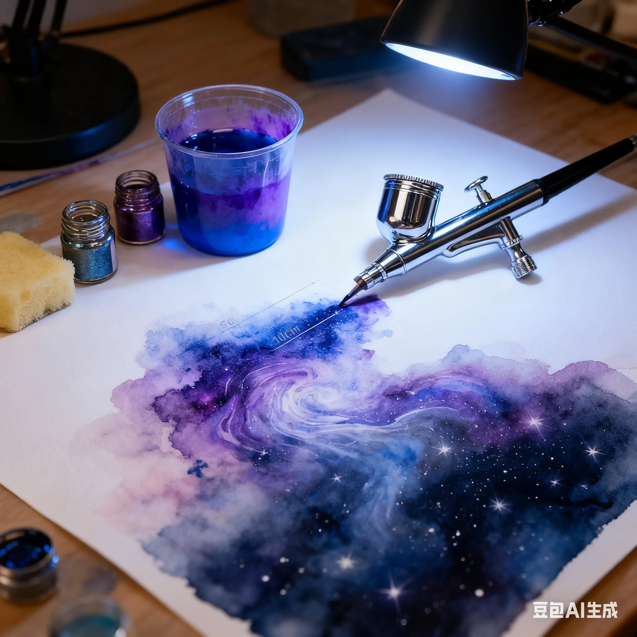 Mini aérographe à double action, pistolet de pulvérisation pour ongles, ensemble de peinture de maquillage, tatouage du visage, beauté, jet d'encre, réparation de voiture, outil de bricolage