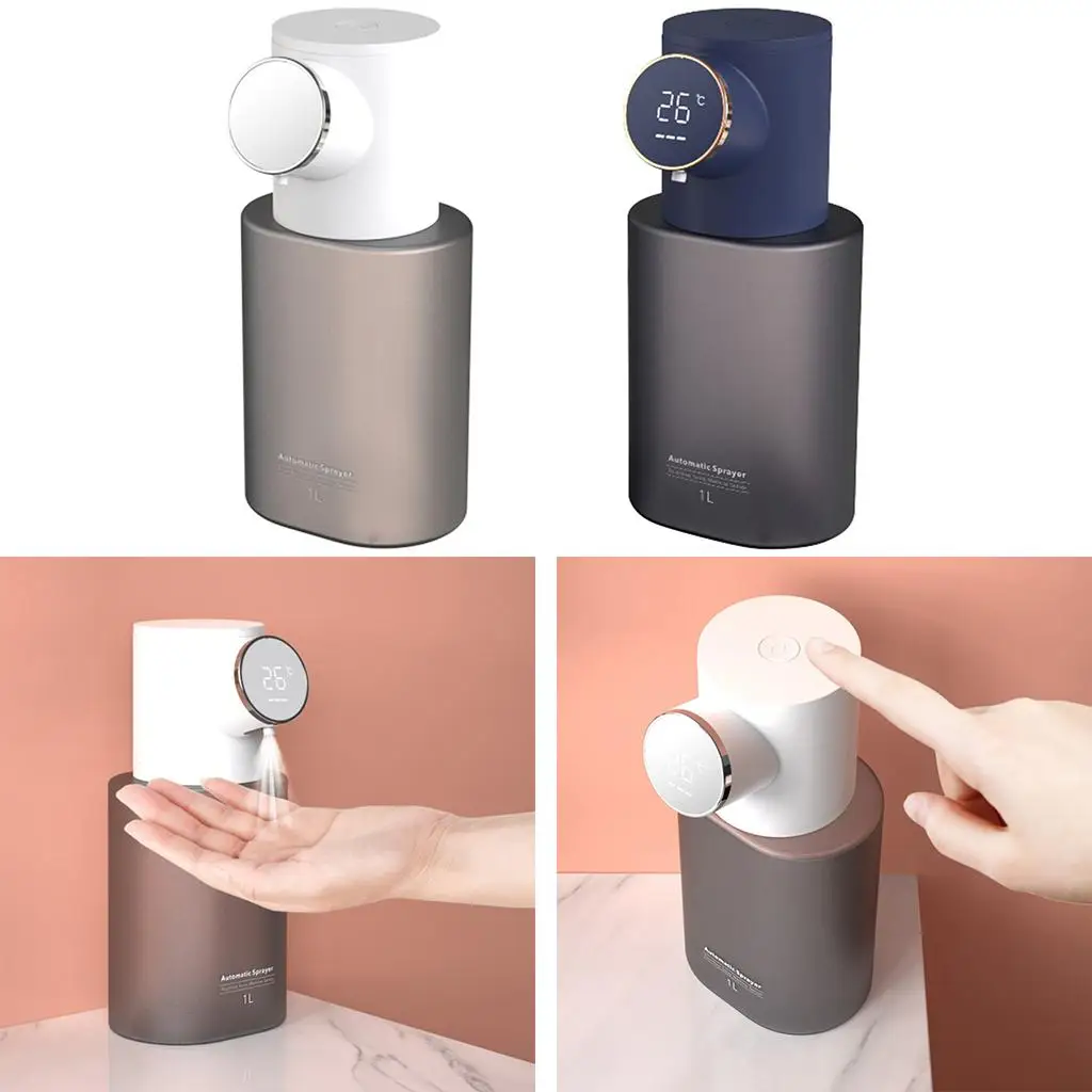 가정용 비접촉식 자동 유도 알코올 분무기 디펜서, 사무실용 1L