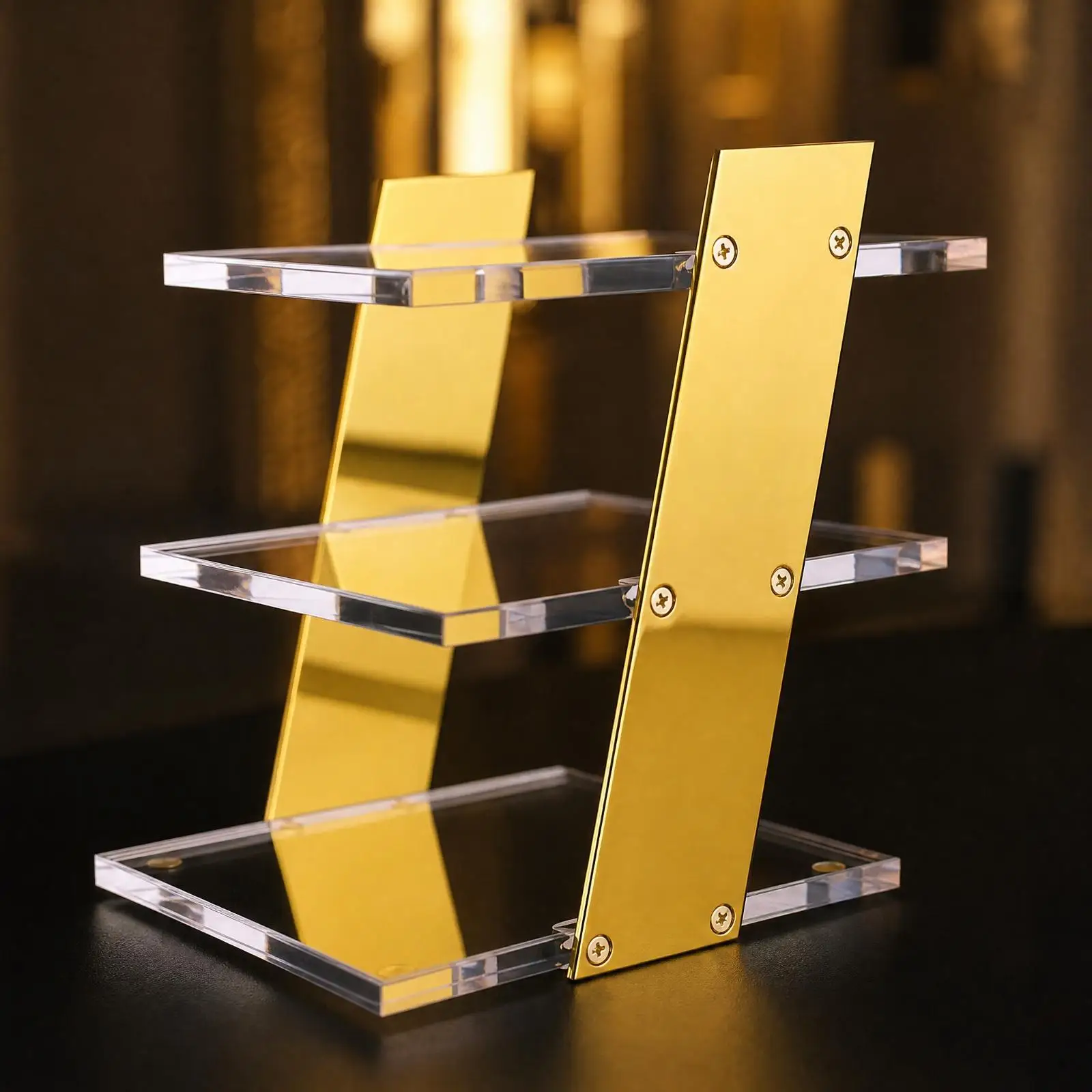 Acrylic Glasses Display Rack Multi Tier Spectacle Stand for Optical Shop Boutique Countertop Showcase Display
