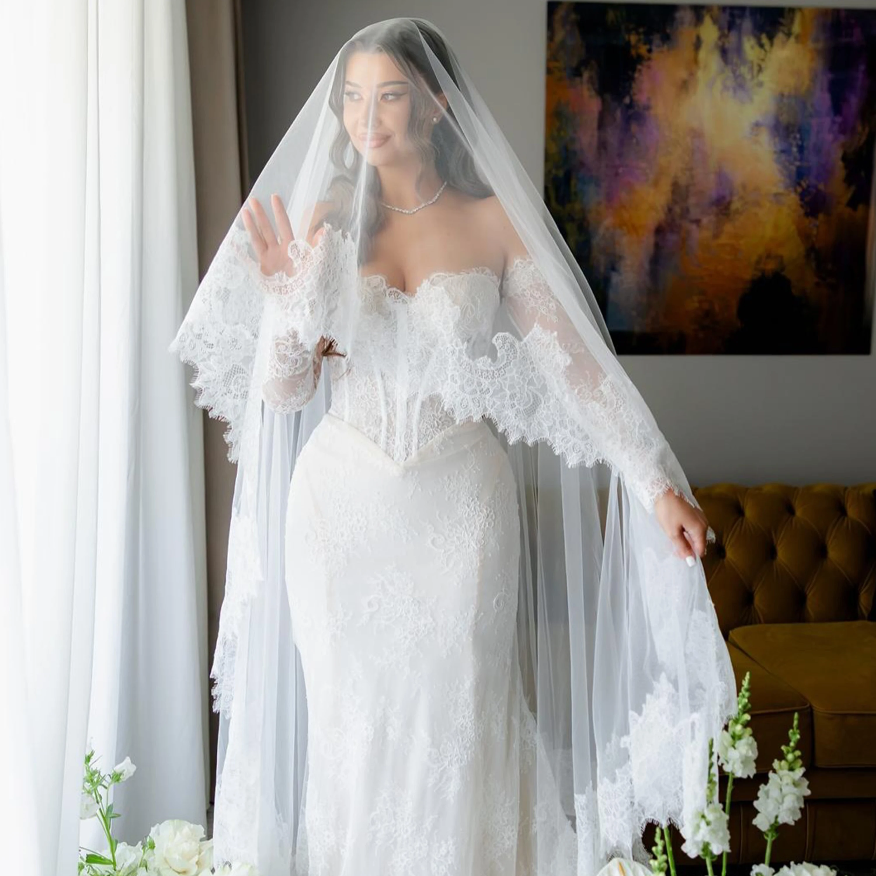 Sweetheart Luxury Wedding Dresses Mermaid Bridal Dresses Delicate Appliques Lace Bridal Gowns Vestido De Novia 2026 Customized