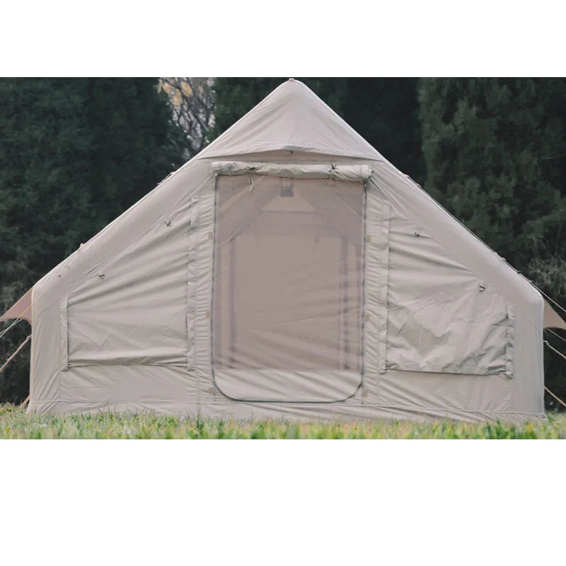 Customized Outdoor Camping Inflatable Tent, Hut Ridge Tent, Free of Construction and Easy Storage