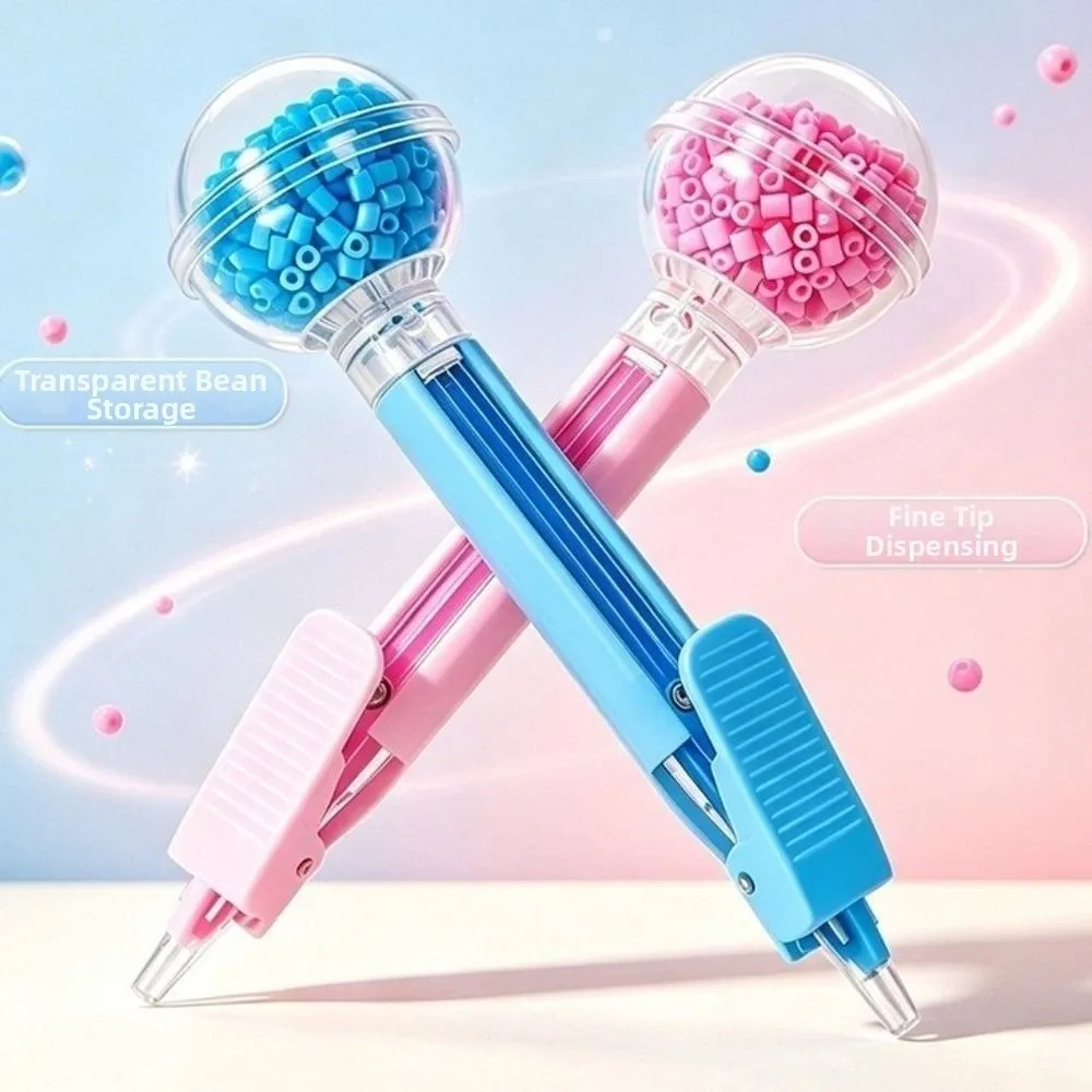 Automatic Fuse Bead Pen Efficient Jam-Free Bead Placement Pen Ergonomic Time-Saving Press-Type Bead Pen Beading Project