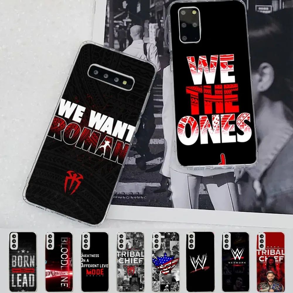 W-Wrestling Star Roman R-Reigns Phone Case For Samsung GalaxyA 10 20 30 50s 70 51 52 71 4g 12 31 21 31 S 20 21 Plus Ultra