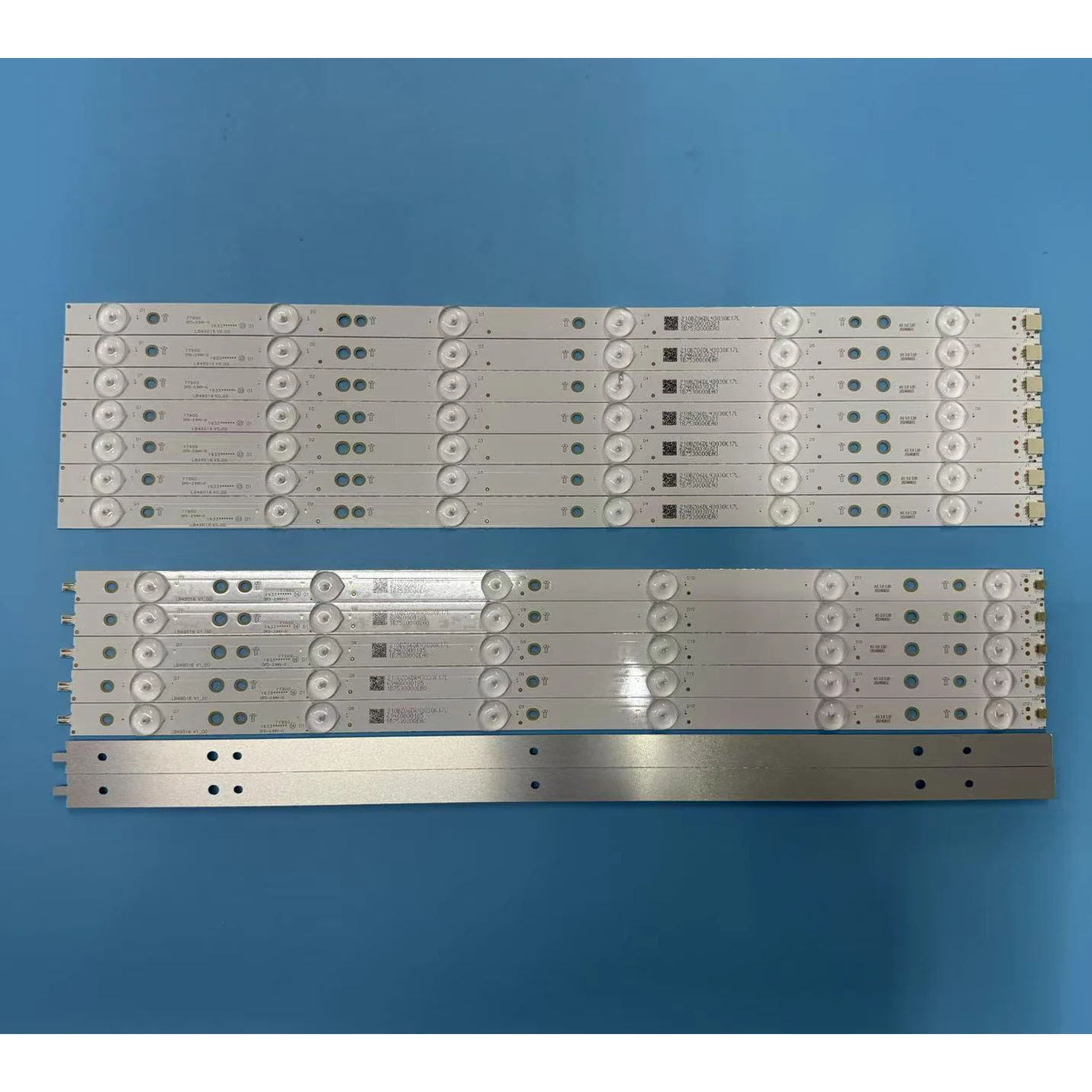 

LED backlight strip 12 lamp for KD-49X6000D GJ-2K16-490-D712-P5-L R 01N21 01N22 TPT490U2 49PUS6401 LB49016