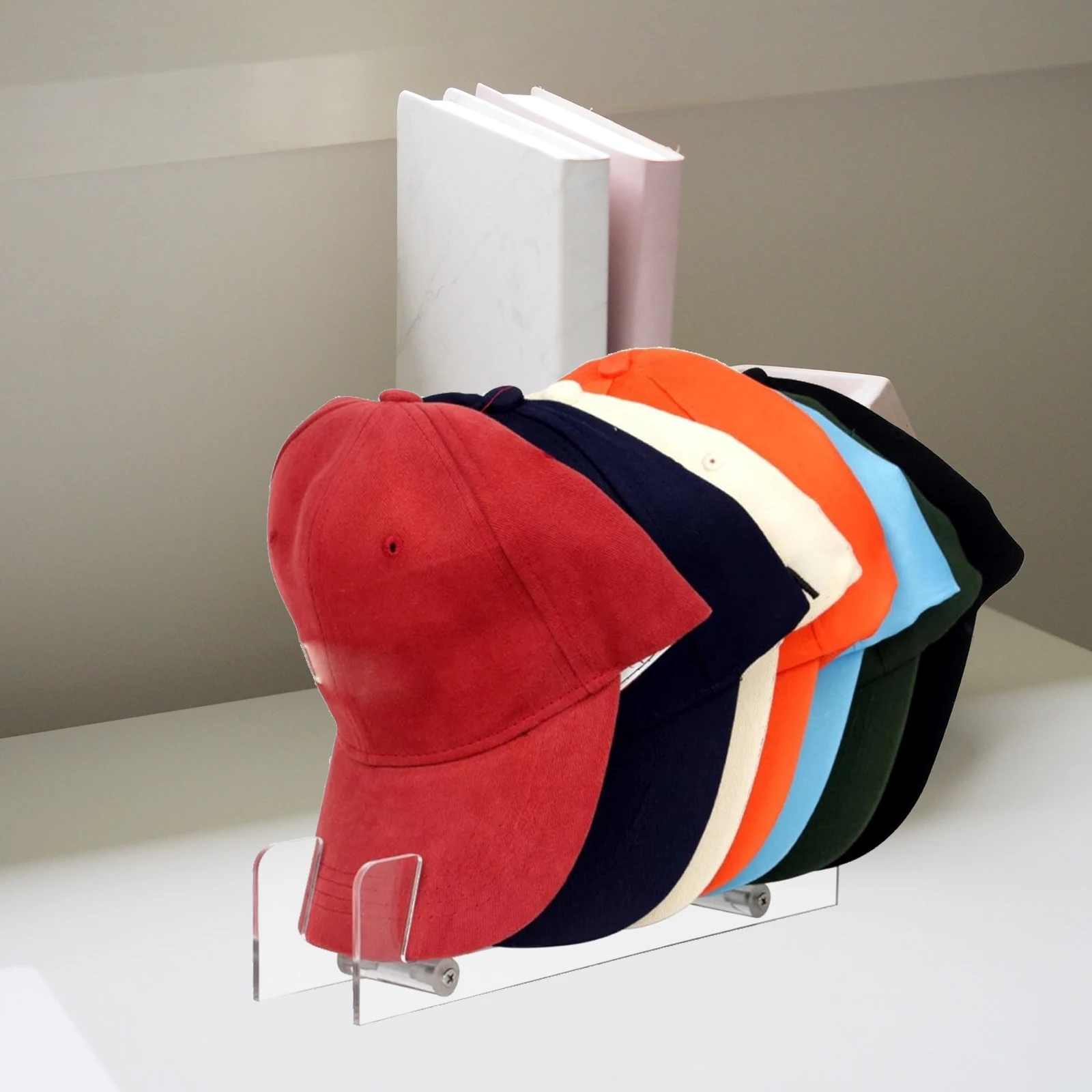 

Hat Display Stand Organizer Rack Cap Holder Caps Storage Holders Desktop For Home Shelf
