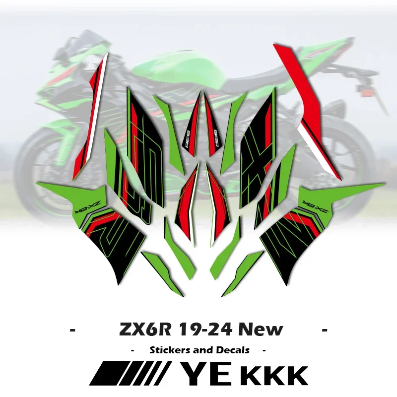 

ZX6R 19-24 новая реплика OEM наклейка для Kawasaki ZX-6R ZX6R Ninja6R 2019 2020 2021 2022 2023 2024