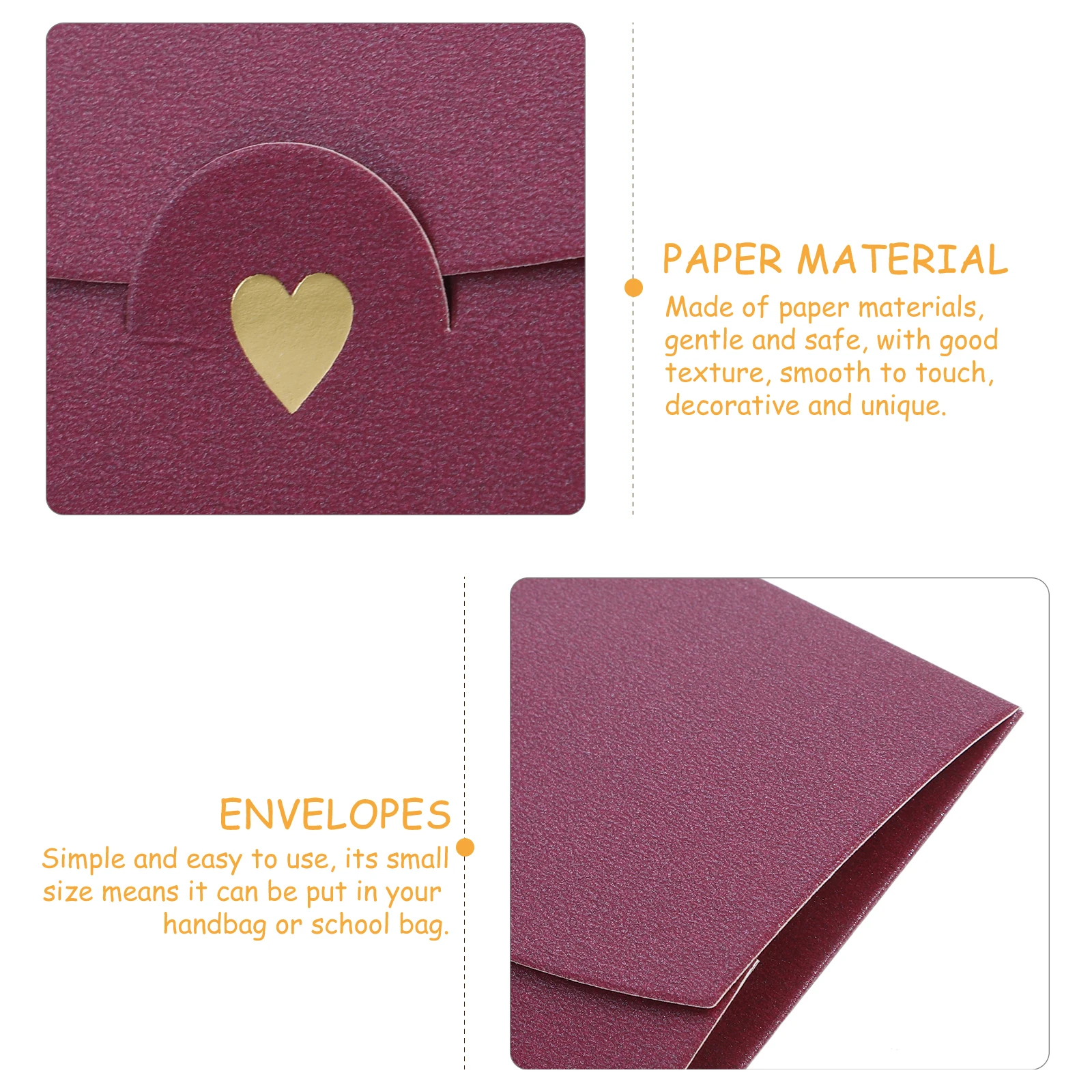 

20 Pcs Colored Small Envelopes Delicate Invitation Coloured Card for Invitations Cards