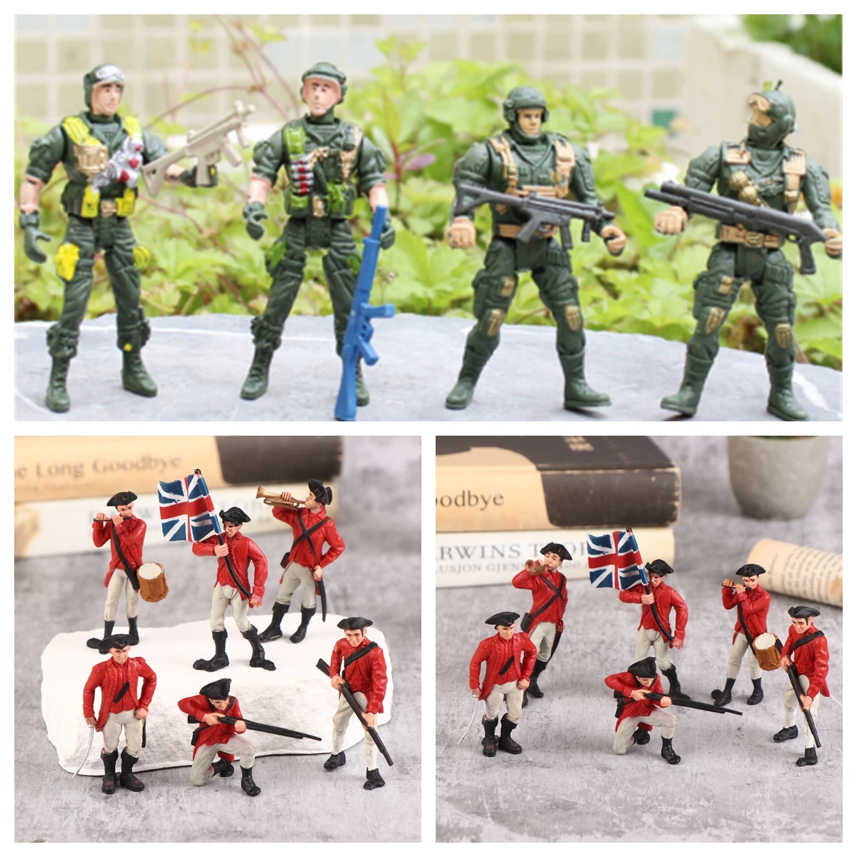 9cm Military militare modello Playset forza speciale Action Figures giocattoli per bambini soldato di plastica uomini giocattoli per soldato a mobilità casuale