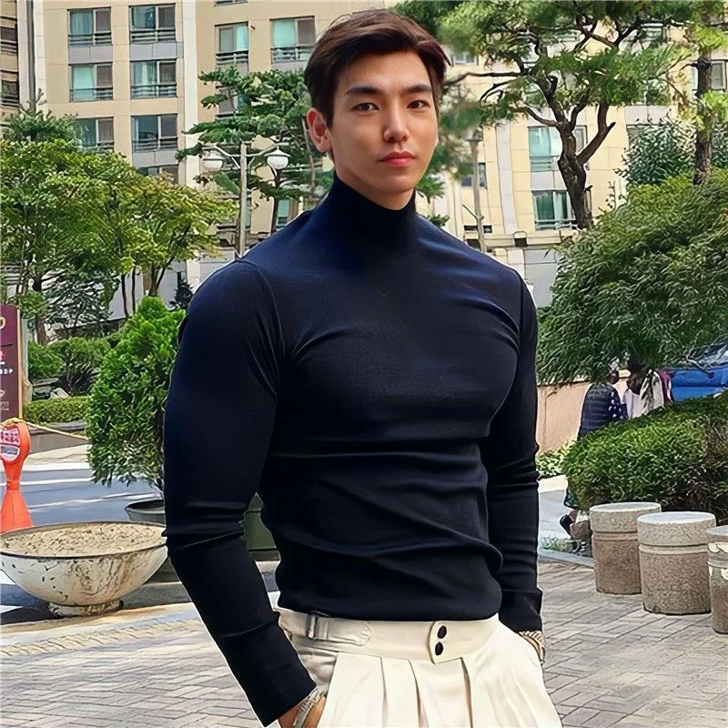 Tops Running Clothes Slim Fit Gym T Shirts for Men Tight Emo Funny Y2k Designer Bulk Aesthetic Korean Autumn New A Pullover Male