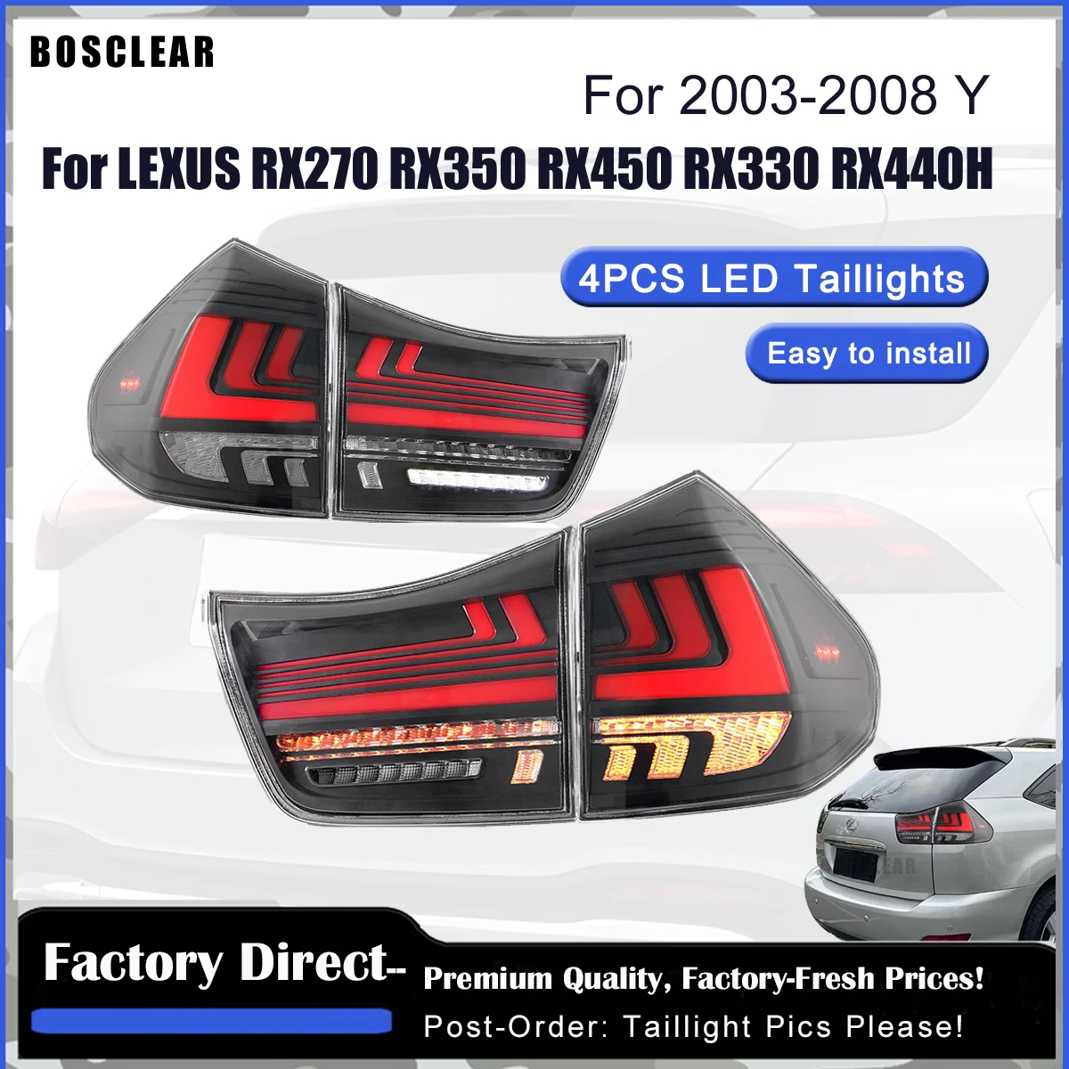 

Светодиодные задние фонари для Lexus RX RX270 RX350 RX450 RX330 RX440H 2009-2015, задние фонари в сборе, ходовые огни, пусковые динамические указатели поворота