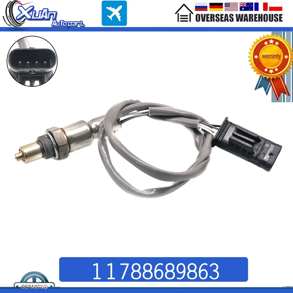 11788689863 NEW Downstream Rear Lower Air Fuel Ratio Lambda O2 Oxygen Sensor For BMW 3 7 X3 X4 X5 X6 X7 Z4 540i 3.0L 19-22