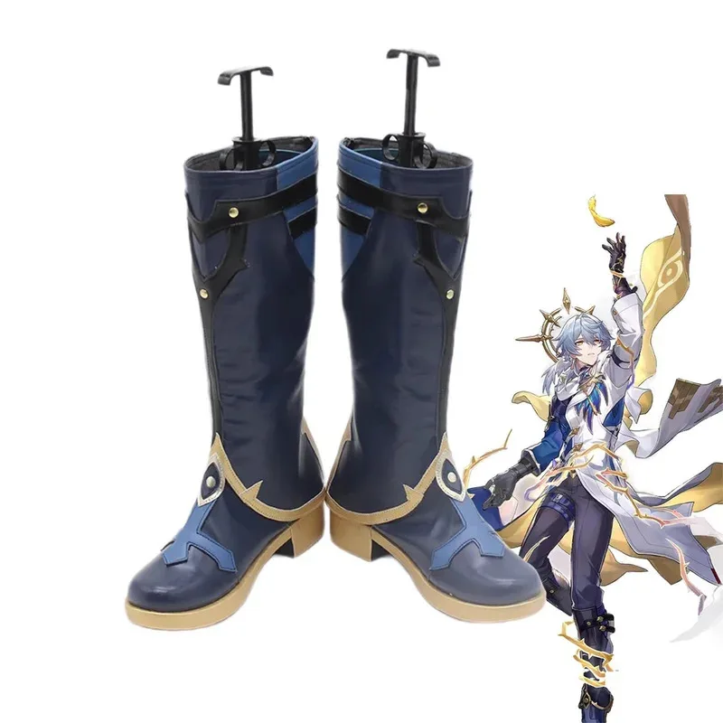 Game Honkai Star Rail Order Sunday Cosplay Shoes Anime Shoes Boots Halloween Party Roleplay Props Accessories for Men Women DXFD
