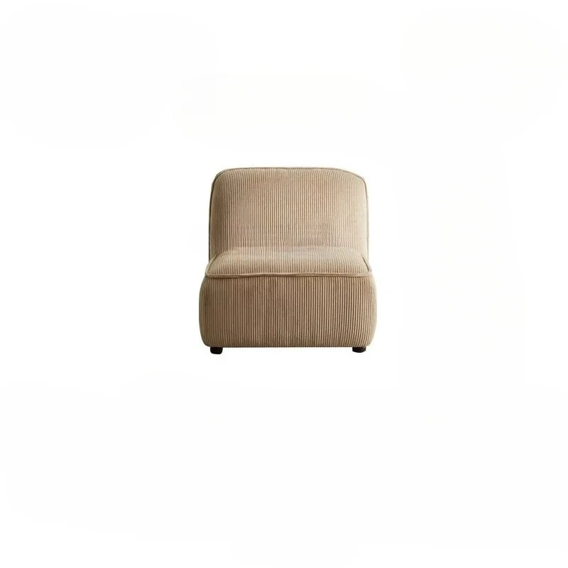 

Light Luxury Fabric Sofa Corduroy Tofu Block Module Retro