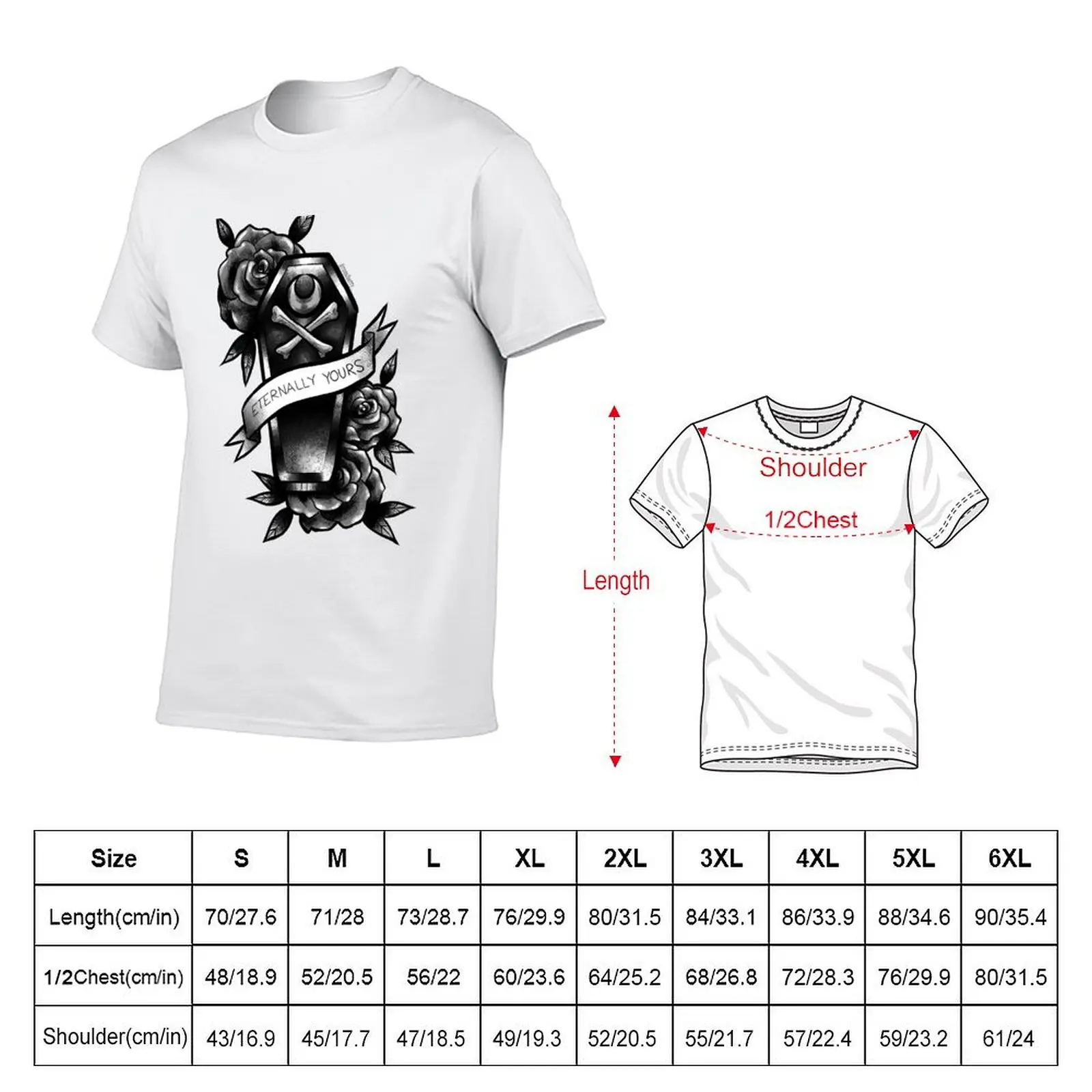 eternally yours (grayscale) T-Shirt Moisture Wicking Athletic T-Shirt