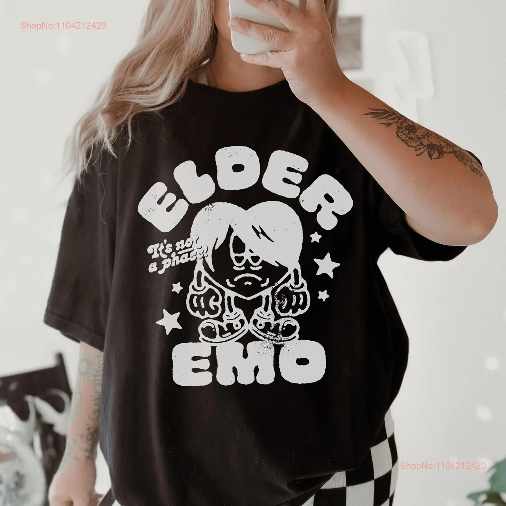 Elder Emo Comfort Colors T Shirt Retro Metalhead It's Not A Phase Mom Make America Again Blegh SweaT