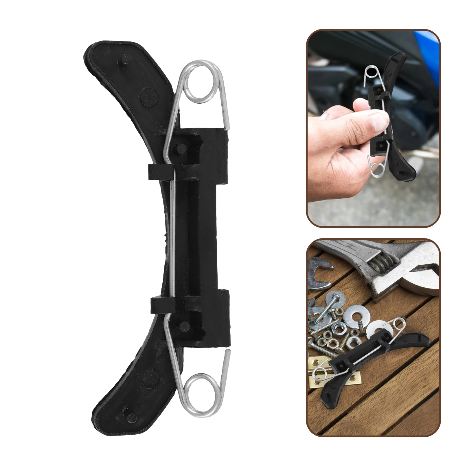

Door Hinge Spring Replacement Durable Abs Metal Strong Spring Easy Installation For Gas Tank Fuel Cap Lid Automotive Car