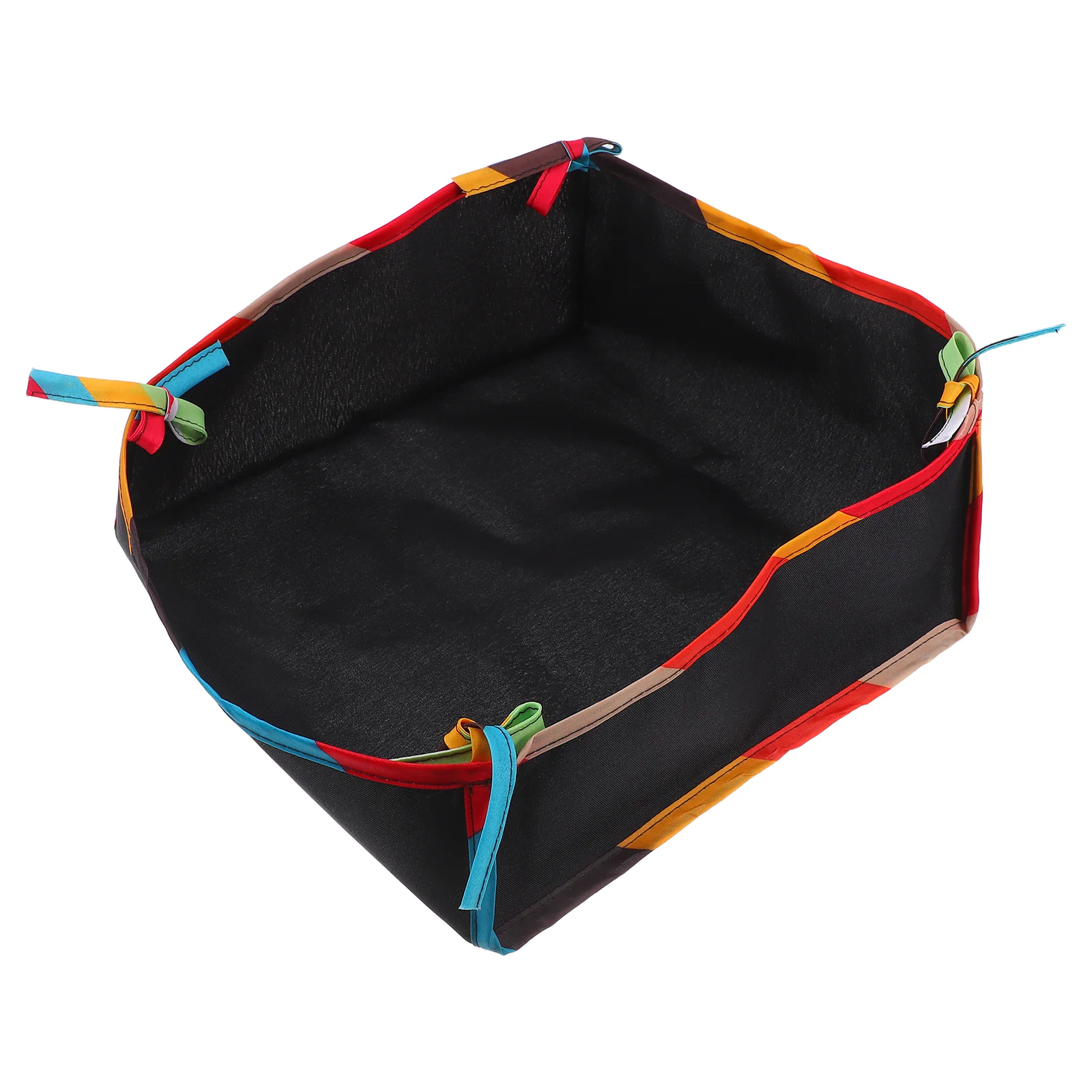 Panier de rangement pour poussette de bébé, sac en filet en maille noire, fixation ganizer pour tout-petits, Shopping pliable, sangles de sécurité en tissu Oxford robustes