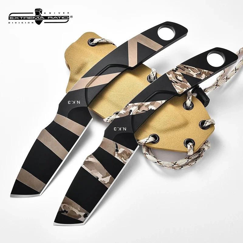 

NF3- Integrated fixed blade N690 steel outdoor camping survival hunting knife, emergency rescue tool, fruit knife