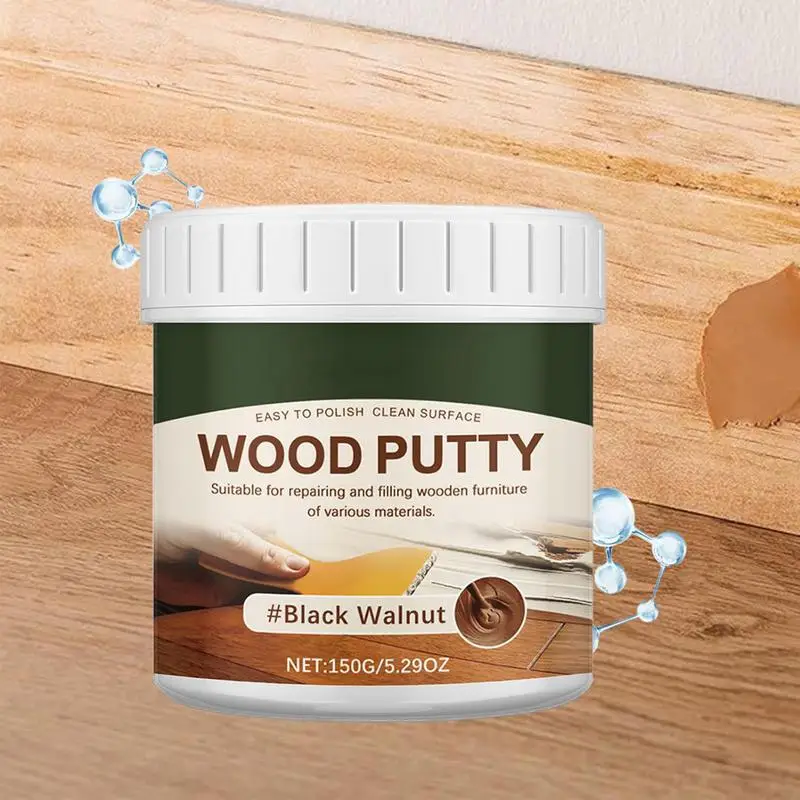 Wood Putty 150g Stainable Wood Crack Filler Wood Furniture Repair Kit Touch up Wood Putty Wood Caulking Filler for Repairing