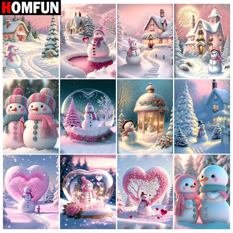 Homfun pintura com diamante bordado